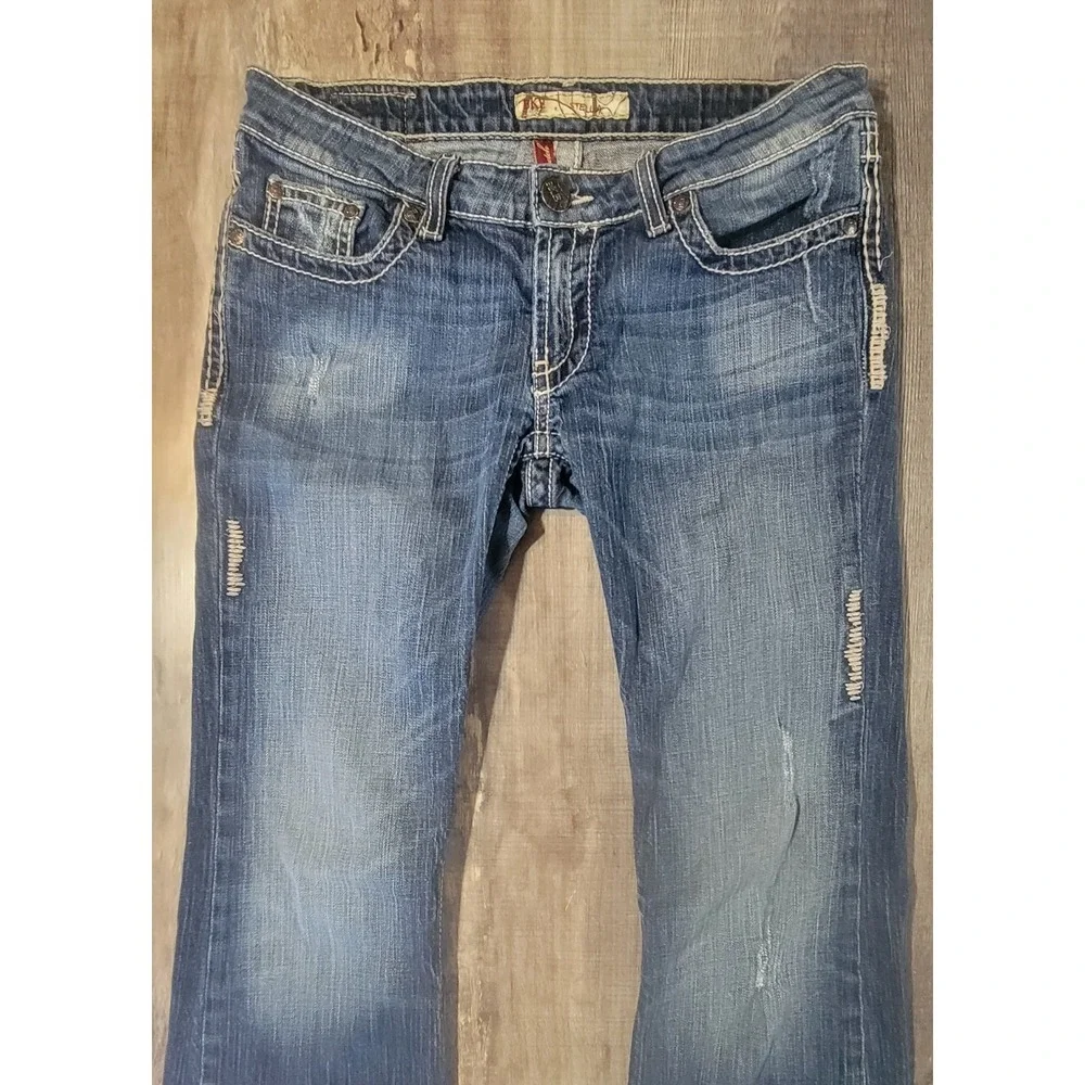 BKE Jeans Womens 29X31.5 Stella Bootcut Flap Pockets Casual Western Rodeo Y2K - Picture 1 of 15